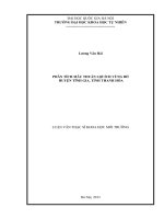 Phân tích mâu thuẫn lợi ích vùng bờ huyện Tĩnh Gia, tỉnh Thanh Hóa