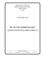 Thiết kế, chế tạo mô hình hệ thống lái, hệ thống điều khiển động cơ DC Brushless và nạp điện ắc quy từ máy phát cho ô tô Hybrid kiểu nối tiếp