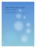 GIẢI PHÁP ERP VÀ SCM - ỨNG DỤNG VÀO DOANH NGHIỆP