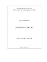 Các quá trình rã sinh u hạt