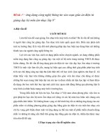 SKKN ứng dụng công nghệ thông tin vào soạn giáo án điện tử giảng dạy bộ môn âm nhạc lớp 9