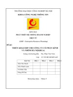 TRIỂN KHAI ERP CHO CÔNG TY CỔ PHẦN KÍNH VÀ NHÔM HÀ NỘI(HGA)