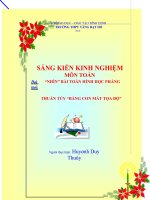Nhìn bài toán hình học phẳng thuần túy bằng con mắt tọa độ_SKKN toán THPT