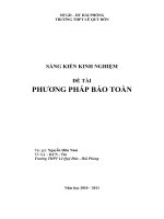 Giúp học sinh có thêm hướng đi cho những bài toán về động lượng (Vật Lí 10