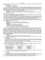 Hệ thống bài tập môn kinh tế bảo hiểm