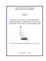 Nghiên cứu ứng dụng PLC trong điều khiển tự động hệ thống tàu, nhằm nâng cao khả năng hoạt động an toàn cho các tàu đánh bắt xa bờ