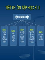 Đề cương ôn tập học kì 2 tin 8