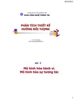 bài 5: Mô hình hóa hành vi và sự tương tác