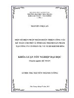 Một số biện pháp nhằm hoàn thiện công tác kế toán chi phí và tính giá thành sản phẩm tại Công ty cổ phần xây lắp và vật liệu xây dựng Khánh Hòa