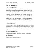 Tính toán cung cấp điện phòng thực hành F105