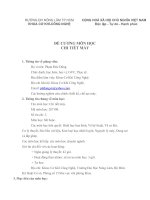 ĐỀ CƯƠNG MÔN HỌC CHI TIẾT MÁY