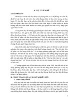 Đi tìm hệ thức liên hệ các đại lượng hình học để giải một số bài toán trong chương trình THPT