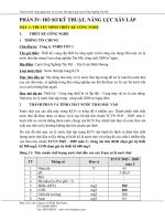 Thuyết minh công nghệ trạm xử lý nước thải tập trung Cụm Công Nghiệp Tân Mỹ