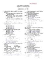 bài tập hóa hửu cơ có nhóm chức