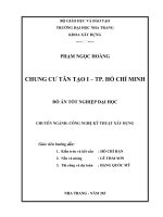 Chung cư Tân Tạo 1, Phường Tân Tạo A, quận Bình Tân, Tp. Hồ Chí Minh