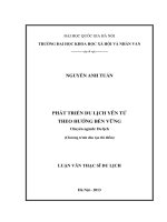Phát triển du lịch Yên Tử theo hướng bền vững