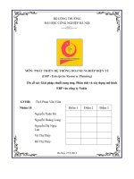 Giải pháp chuỗi cung ứng. Phân tích và xây dựng mô hình ERP vào công ty Nokia