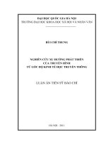Nghiên cứu xu hướng phát triển của truyền hình từ góc độ kinh tế học truyền thông