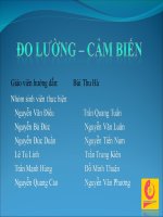 đo lường - cảm biến