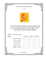 Giải pháp kho, Giới thiệu các phương pháp khác. Phân tích và xây dựng mô hình ERP vào công ty TNHH & TM TÂN QUANG MINH