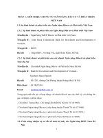 báo cáo tổng hợp khoa quản trị nhân lực Đại Học Thương Mại ngân hàng đầu tư và phát triển việt nam BIDV