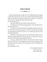 Hoạt động quản trị rủi ro tại chi nhánh ngân hàng nông nghiệp và phát triển nông thôn nam thành phố Tuy Hòa - Phú Yên