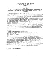 Báo cáo kết quả hoạt động của Chương trình phát triển nông thôn tổng hợp do nguồn tài trợ của AAV Lai Châu giai đoạn 2000  2003 trên địa bàn xã Thanh Nưa, huyện Điện Biên, tỉnh Điện Biên thông tin khoa học và công nghệ phục vụ nông thôn miền núi