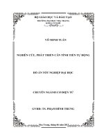 Nghiên cứu, phát triển cân tính tiền tự động