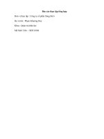 Báo cáo thực tập tổng hợp tình hình hoạt động quản trị nhân lực của công ty cổ phần sông đà 6