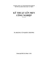 KỸ THUẬT LÊN MEN CÔNG NGHIỆP