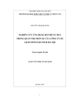 Nghiên cứu ứng dụng bản đồ tư duy trong quản trị nhân sự của Công ty Du lịch Newstar Tuor Hà Nội