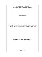 Xung đột đất đai trên địa bàn huyện Thủy Nguyên, thành phố Hải Phòng thực trạng và giải pháp
