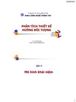 Bài 4: mô hình khái niệm