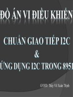 chuẩn giao tiếp i2c và ứng dụng i2c trong 8951
