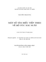 Một số tìm hiểu tiếp theo về bổ túc xác suất