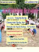 slide thuyết trình Tập đọc 4 Trung thu độc lập