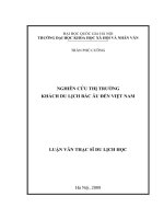 Nghiên cứu thị trường khách du lịch Bắc Âu đến Việt Nam
