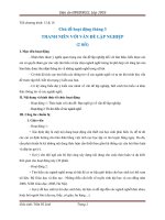 Giáo án Ngoài giờ lên lớp