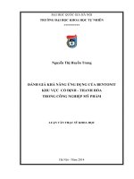Đánh giá khả năng ứng dụng của bentonit khu vực cố định-Thanh Hóa trong công nghiệp mỹ phẩm