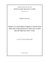 Nghiên cứu giảm thiểu ô nhiễm từ nguồn nước thải chăn nuôi lợn bằng kỹ thuật xử lý sinh học kết hợp lọc màng vi lọc