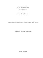 Hệ Boussinesq  Boussinesq trong cơ học chất lỏng