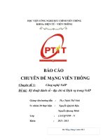 Kỹ thuật đánh số - địa chỉ và dịch vụ trong VoIP