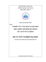 Nghiên cứu, ứng dụng LOGO! 0BA7 điều khiển mô hình hệ thống rửa xe ô tô tự động