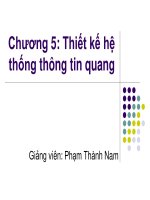 Thiết kế hệ thống thông tin quang