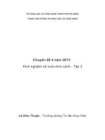 Chuyên đề Kỹ thuật quy trình ấp trứng vịt