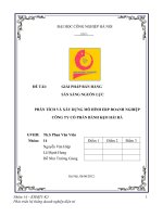 GIẢI PHÁP BÁN HÀNG SẴN SÀNG NGUỒN LỰC PHÂN TÍCH VÀ XÂY DỰNG MÔ HÌNH ERP DOANH NGHIỆP CÔNG TY CỔ PHẦN BÁNH KẸO HẢI HÀ