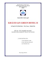 Khách sạn Green Hotel II - 44 Nguyễn Thị Minh Khai - Nha Trang - Khánh Hòa