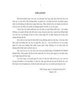 Đánh giá công tác chấm điểm tín dụng và xếp hạng khách hàng tại ngân hàng Công thương Việt Nam, chi nhánh Khánh Hòa