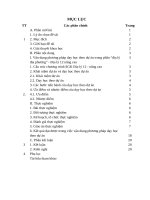 Vận dụng phương pháp dạy học theo dự án trong phần Địa Lý địa phương - Địa Lý 12 nâng cao