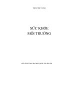 giáo trình SỨC KHỎE MÔI TRƯỜNG